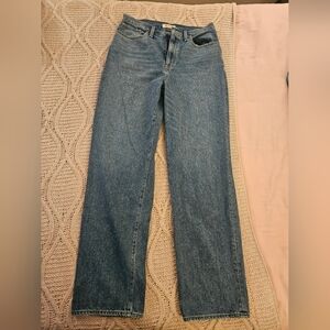 Madewell Size 28 Baggy Straight Jeans